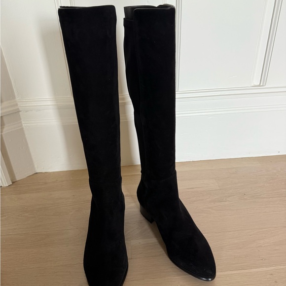 Sarah Flint Shoes - Sarah Flint “Perfect Stretch Boot 30” Black Suede Boots